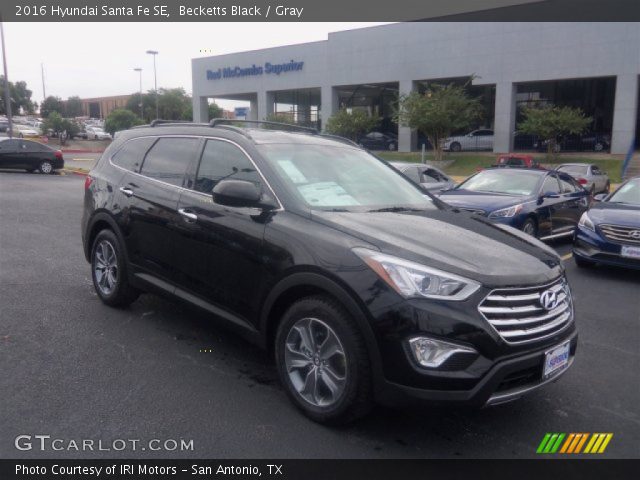 2016 Hyundai Santa Fe SE in Becketts Black