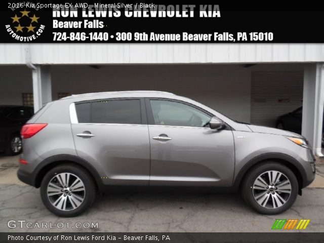 2016 Kia Sportage EX AWD in Mineral Silver