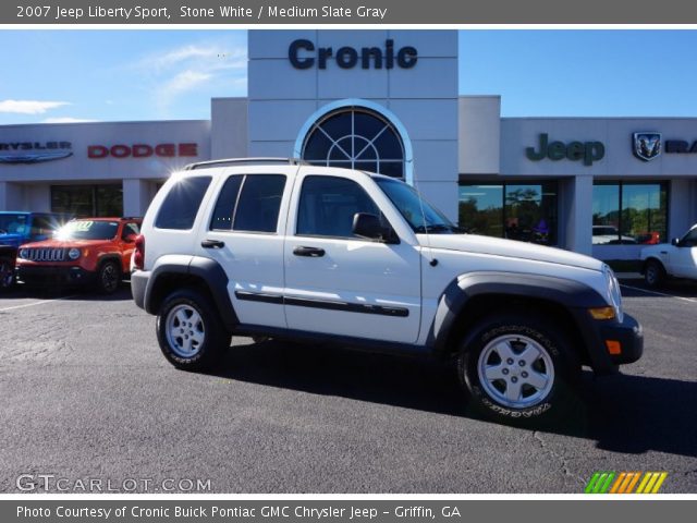 2007 Jeep Liberty Sport in Stone White