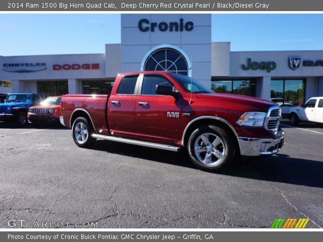 2014 Ram 1500 Big Horn Quad Cab in Deep Cherry Red Crystal Pearl