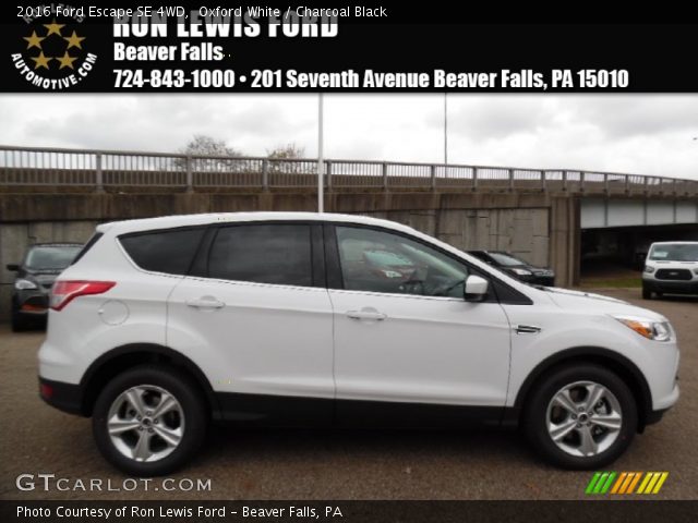 2016 Ford Escape SE 4WD in Oxford White