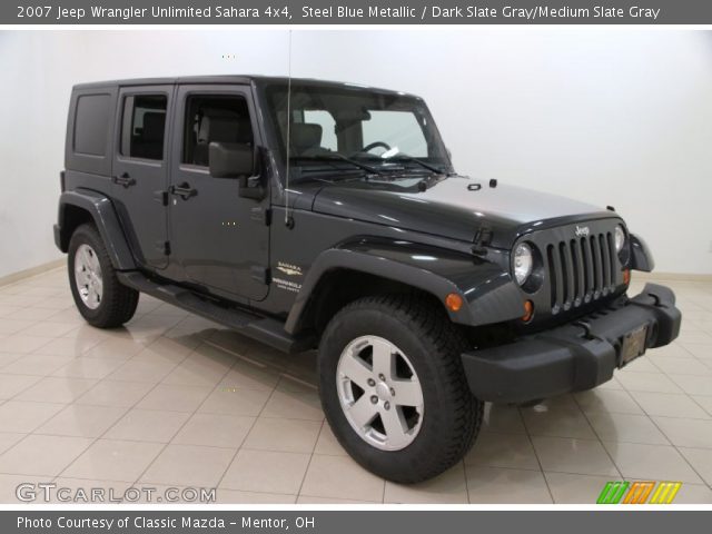 2007 Jeep Wrangler Unlimited Sahara 4x4 in Steel Blue Metallic