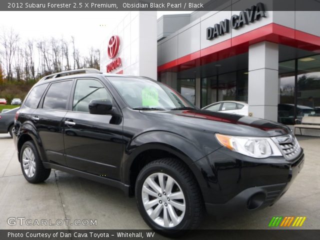 2012 Subaru Forester 2.5 X Premium in Obsidian Black Pearl