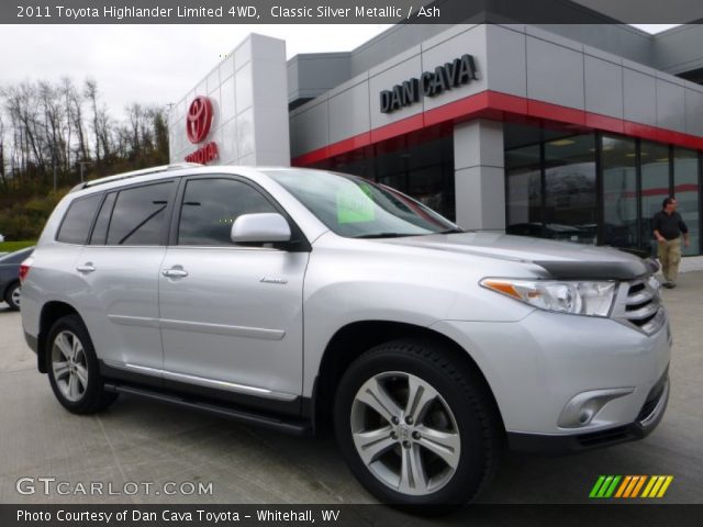 2011 Toyota Highlander Limited 4WD in Classic Silver Metallic