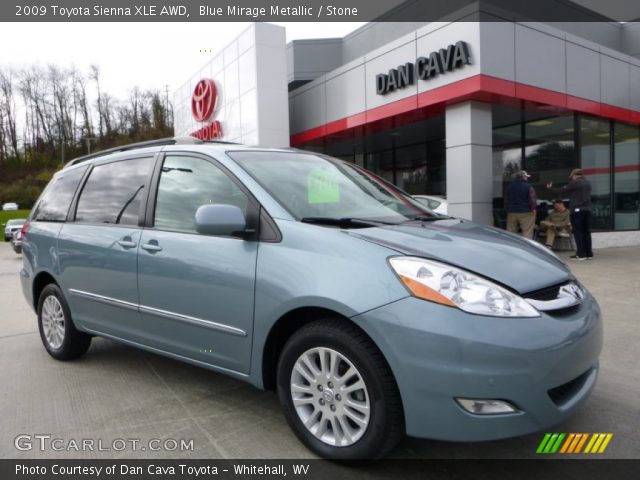 2009 Toyota Sienna XLE AWD in Blue Mirage Metallic