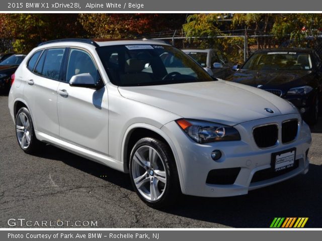 2015 BMW X1 xDrive28i in Alpine White