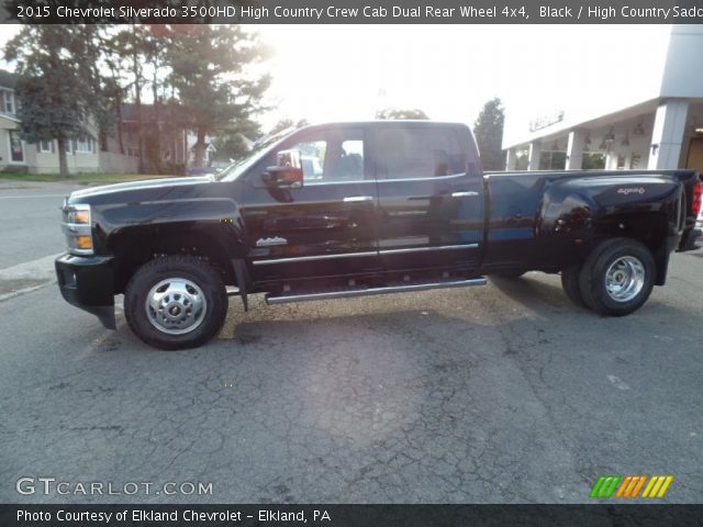 2015 Chevrolet Silverado 3500HD High Country Crew Cab Dual Rear Wheel 4x4 in Black