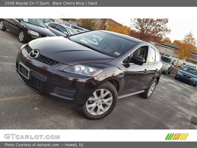 2008 Mazda CX-7 Sport in Black Cherry Mica