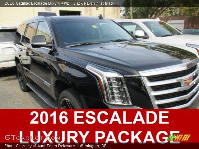 2016 Cadillac Escalade Luxury 4WD in Black Raven