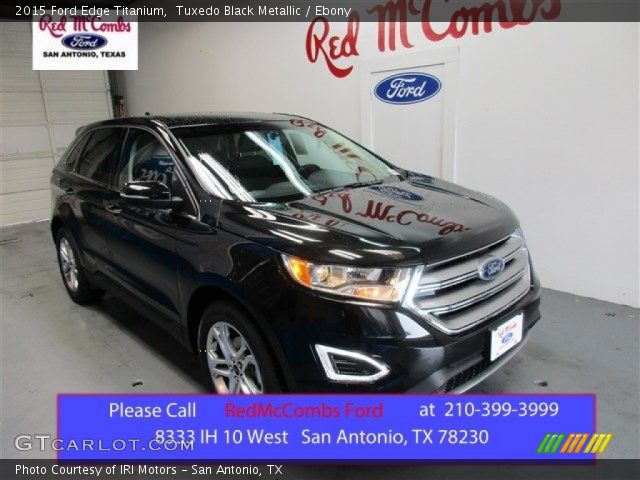 2015 Ford Edge Titanium in Tuxedo Black Metallic