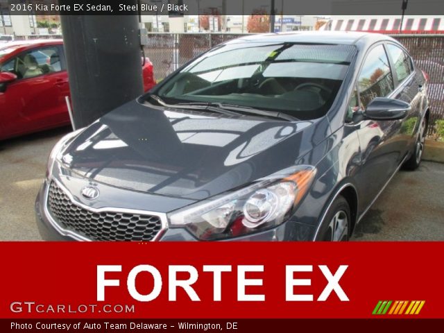 2016 Kia Forte EX Sedan in Steel Blue