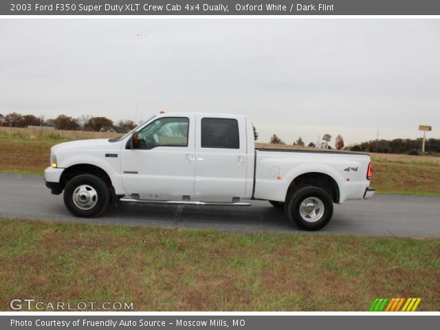 2003 Ford F350 Super Duty XLT Crew Cab 4x4 Dually in Oxford White