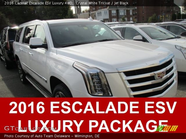 2016 Cadillac Escalade ESV Luxury 4WD in Crystal White Tricoat