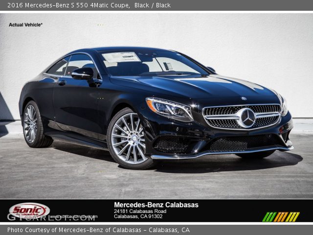 2016 Mercedes-Benz S 550 4Matic Coupe in Black