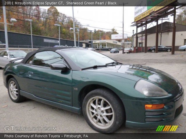 2001 Mitsubishi Eclipse Spyder GT in Sherwood Green Pearl