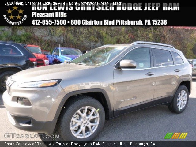2016 Jeep Cherokee Latitude 4x4 in Light Brownstone Pearl