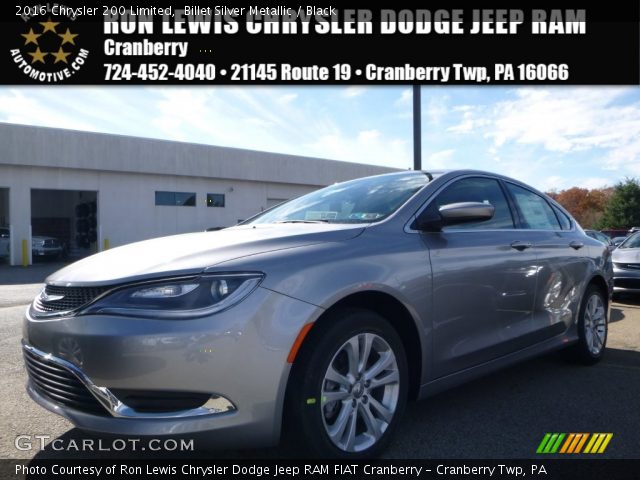 2016 Chrysler 200 Limited in Billet Silver Metallic