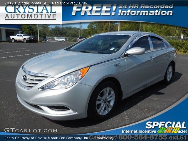 2012 Hyundai Sonata GLS in Radiant Silver