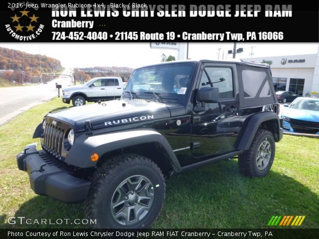 2016 Jeep Wrangler Rubicon 4x4 in Black