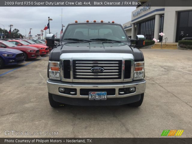 2009 Ford F350 Super Duty Lariat Crew Cab 4x4 in Black Clearcoat