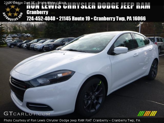 2016 Dodge Dart SE in Bright White