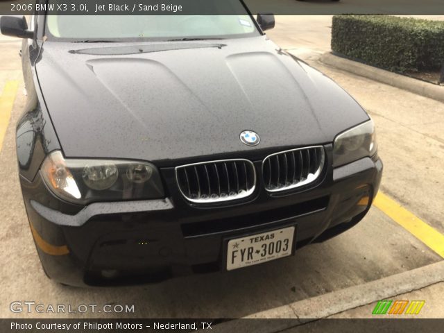 2006 BMW X3 3.0i in Jet Black