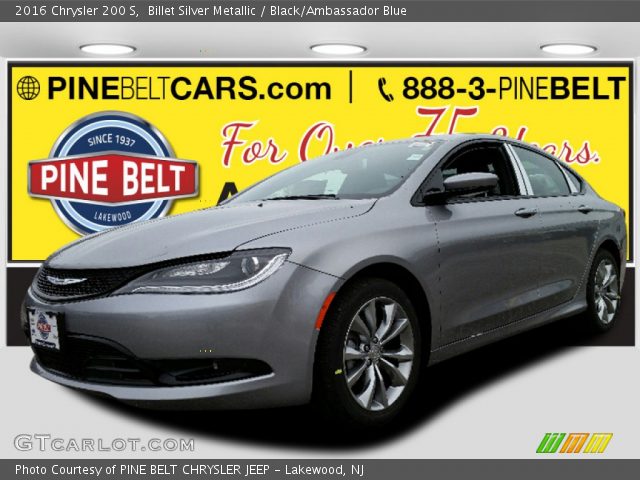 2016 Chrysler 200 S in Billet Silver Metallic