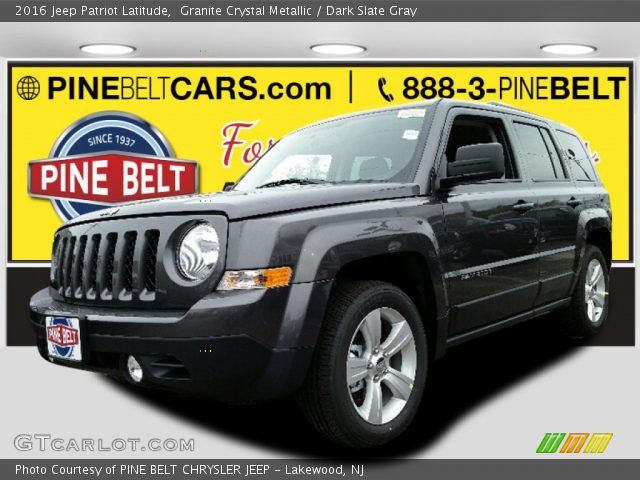 2016 Jeep Patriot Latitude in Granite Crystal Metallic