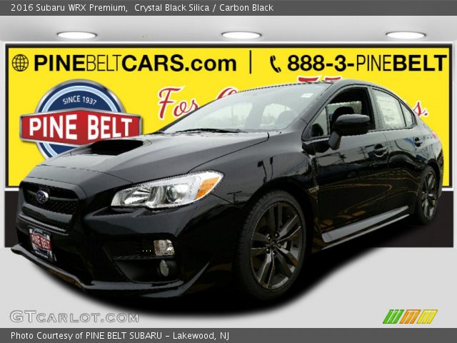 2016 Subaru WRX Premium in Crystal Black Silica