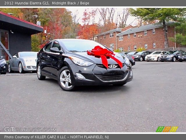2012 Hyundai Elantra GLS in Midnight Black