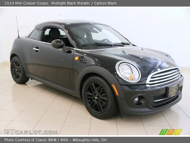 2014 Mini Cooper Coupe in Midnight Black Metallic