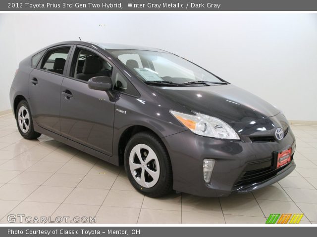 2012 Toyota Prius 3rd Gen Two Hybrid in Winter Gray Metallic