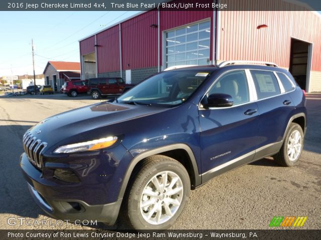2016 Jeep Cherokee Limited 4x4 in True Blue Pearl
