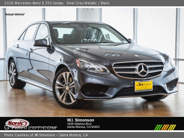 2016 Mercedes-Benz E 350 Sedan in Steel Grey Metallic
