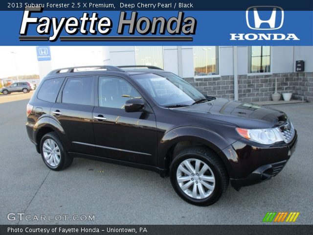 2013 Subaru Forester 2.5 X Premium in Deep Cherry Pearl