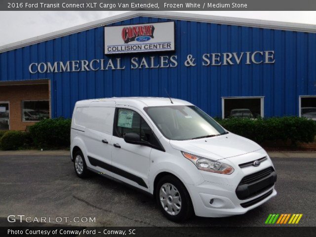 2016 Ford Transit Connect XLT Cargo Van Extended in Frozen White