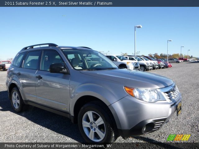 2011 Subaru Forester 2.5 X in Steel Silver Metallic