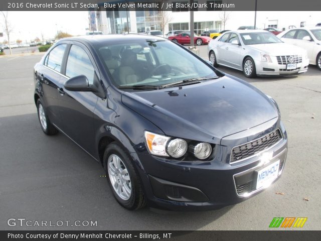 2016 Chevrolet Sonic LT Sedan in Blue Velvet Metallic
