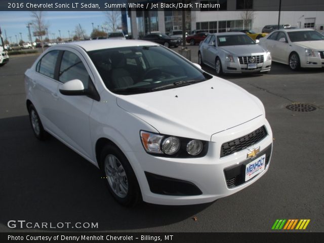 2016 Chevrolet Sonic LT Sedan in Summit White