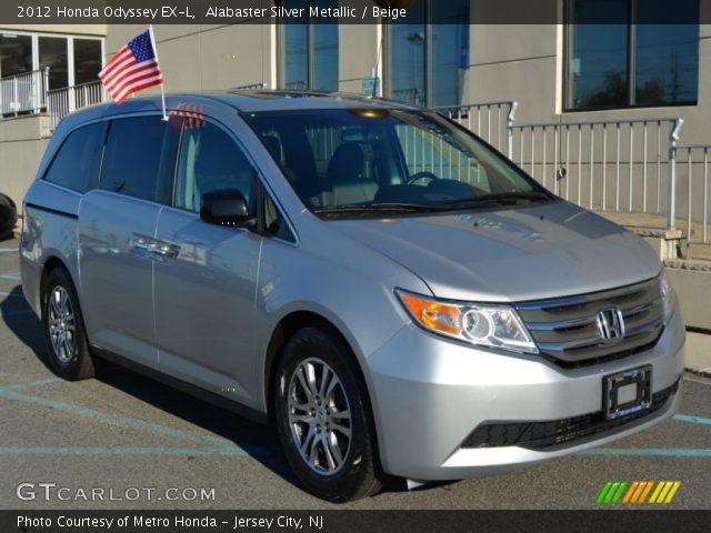 2012 Honda Odyssey EX-L in Alabaster Silver Metallic