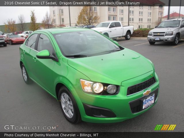 2016 Chevrolet Sonic LT Sedan in Dragon Green Metallic