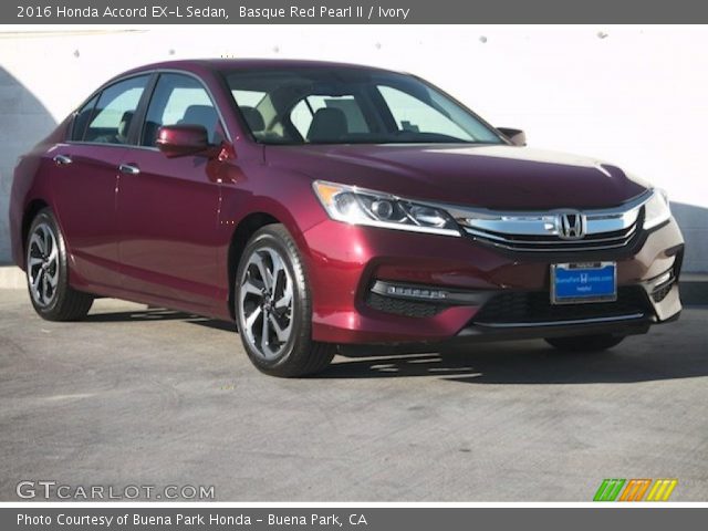 2016 Honda Accord EX-L Sedan in Basque Red Pearl II