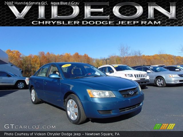 2007 Hyundai Sonata GLS in Aqua Blue