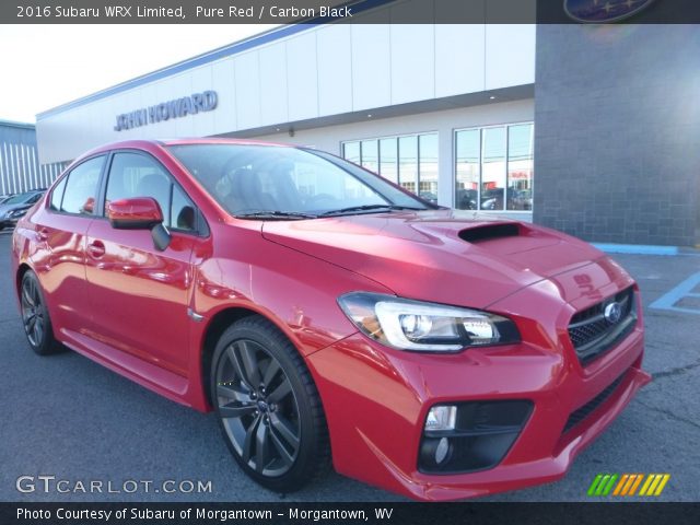 2016 Subaru WRX Limited in Pure Red