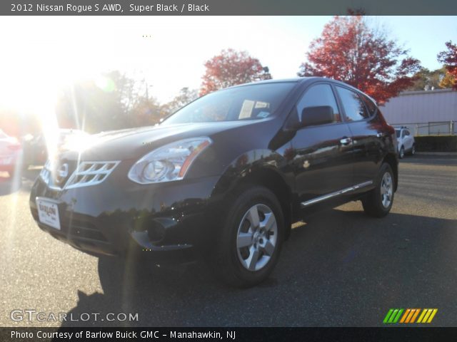 2012 Nissan Rogue S AWD in Super Black