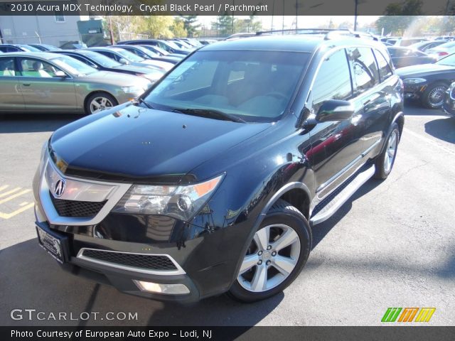 2010 Acura MDX Technology in Crystal Black Pearl