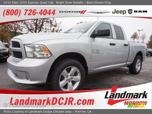 2016 Ram 1500 Express Quad Cab in Bright Silver Metallic