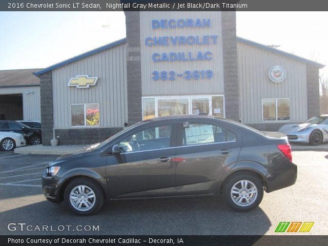 2016 Chevrolet Sonic LT Sedan in Nightfall Gray Metallic