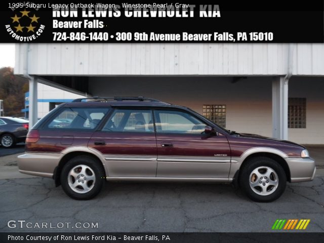 1999 Subaru Legacy Outback Wagon in Winestone Pearl