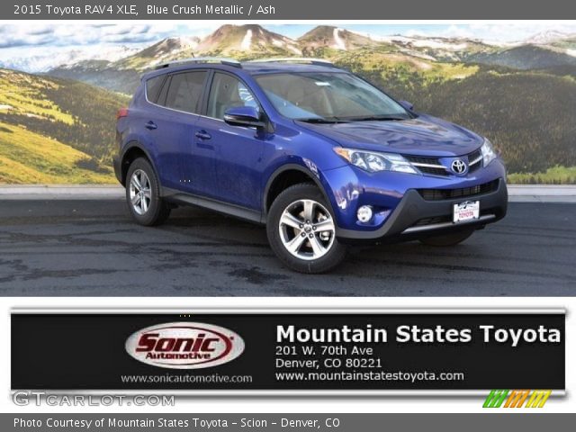 2015 Toyota RAV4 XLE in Blue Crush Metallic